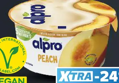 Alpro fermentovaný sójový výrobok s broskyňou, rôzne druhy