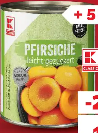K-Classic broskyne v ľahko sladenom náleve