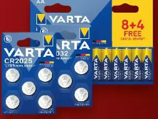 VARTA gombíkové batérie