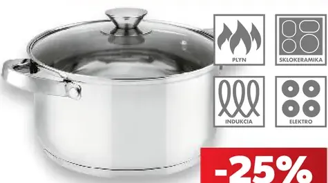 Hrniec s pokrievkou, nerezavejúca oceľ a sklo