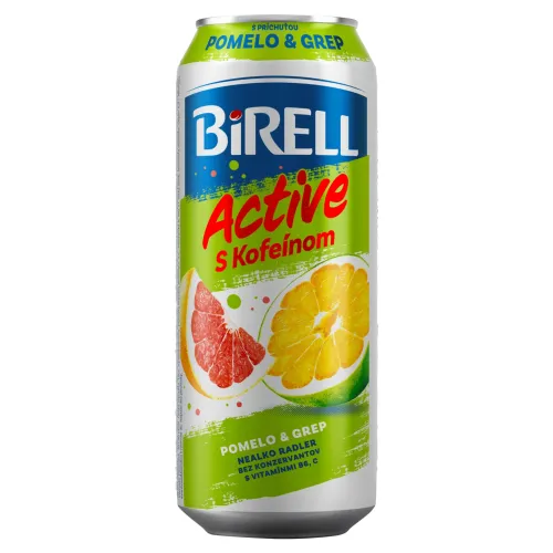 Birell Active Pomelo a grep s kofeínom