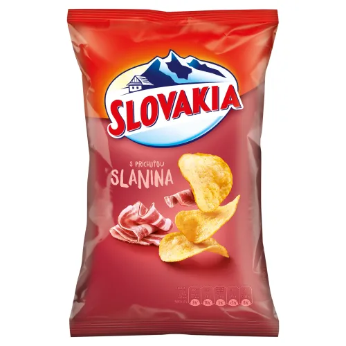 Slovakia Chips S príchuťou slanina
