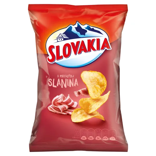 Slovakia Chips S príchuťou slanina