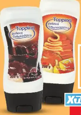 Topping, rôzne druhy