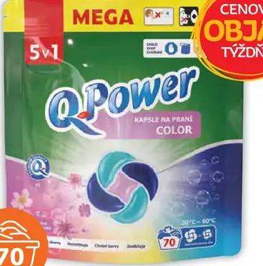 Q-Power pracie kapsuly Color