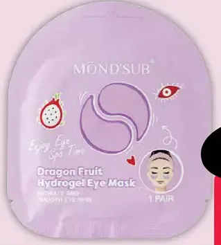 Mönd'sub Dragon Fruit hydrogelová očná maska