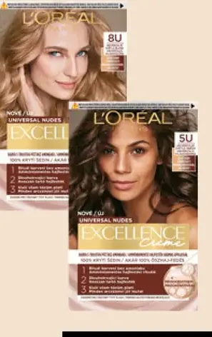 L’Oréal Paris Excellence Nudes farba na vlasy, vybrané odtiene – pri kúpe 2 kusov