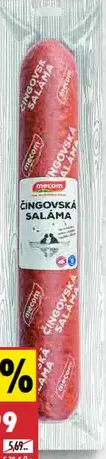 Čingovská saláma 90 % Mecom