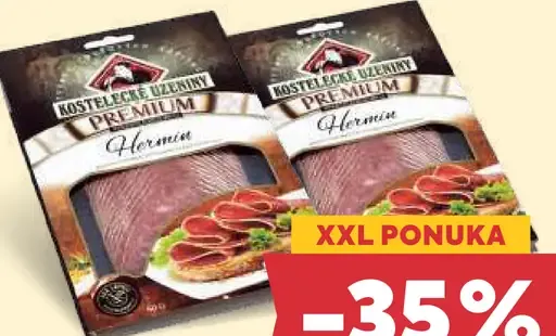 Kostelecké uzeniny Premium Hermín saláma