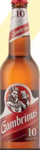Gambrinus 10° svetlé pivo vo fľaši