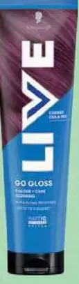 Schwarzkopf Live Go Gloss Colour+Care Glossing čerešňová kola