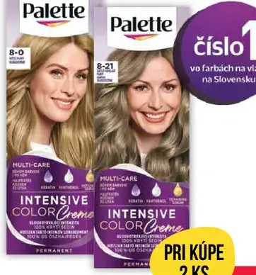 Palette Intensive Color Creme – rôzne odtiene