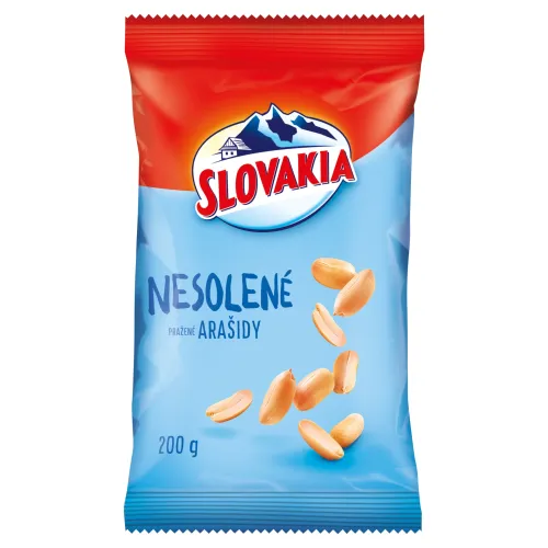 Slovakia Nesolené pražené arašidy