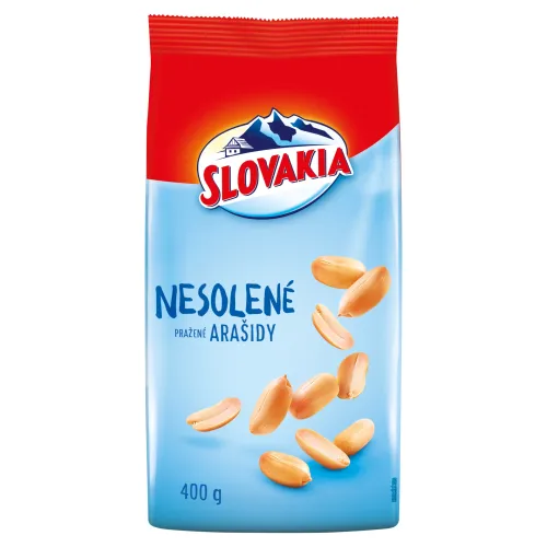 Slovakia Nesolené pražené arašidy