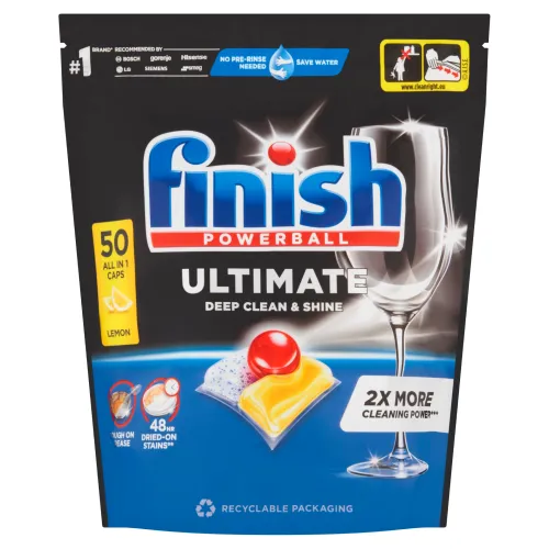 Finish Powerball Ultimate All in 1 Lemon kapsuly do umývačky riadu