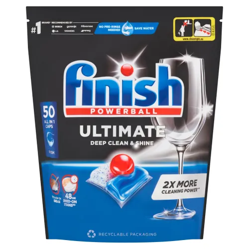 Finish Powerball Ultimate All in 1 Regular kapsuly do umývačky riadu