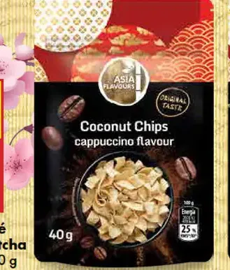 Asia Flavours chipsy kokosové cappuccino