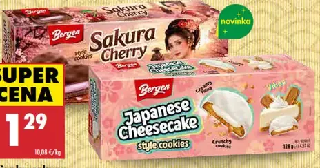 Berger sušienky Sakura Cherry s višňovou príchuťou