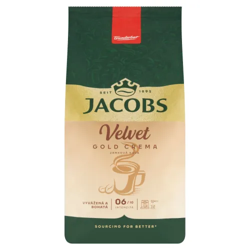 Jacobs Velvet Gold Crema zrnková káva
