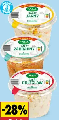 Zeleninový šalát Vital Fresh – jarný, záhradný, coleslaw