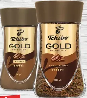 Tchibo Gold Selection instantná káva – Cream, Mild & Intense