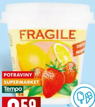 Mrazený krém Fragile
