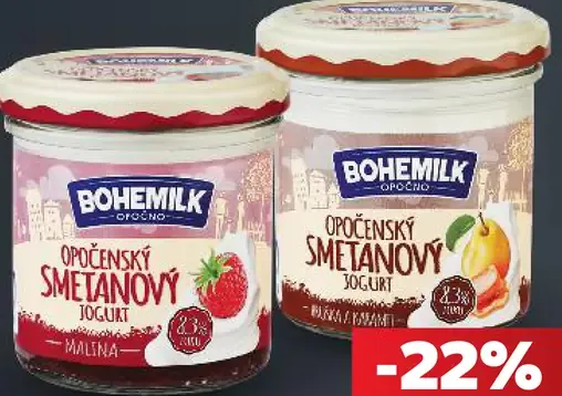 Bohemilk Opočenský smotanový jogurt