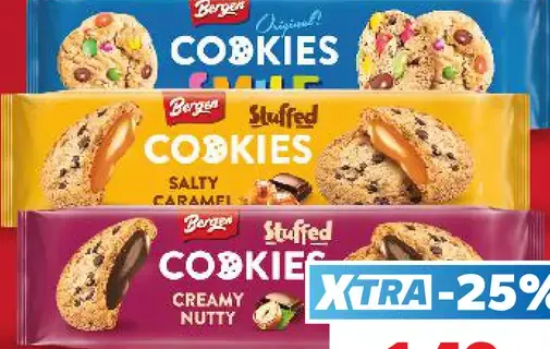 Bergy plnené cookies