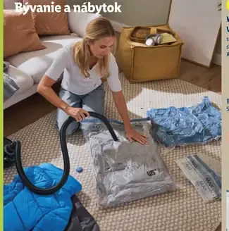 W5 Vákuový obal – variant A, 10-dielna súprava s ručnou pumpou; 2 obaly cca 40 × 60 cm, 4 obaly cca 60 × 80 cm a 4 obaly cca 80…