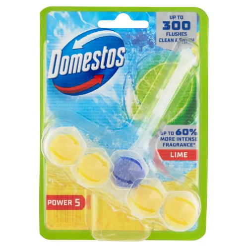 Domestos Power 5 Lime tuhý WC blok