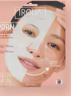 Iroha Nature Glass Skin textilná hydrogelová pleťová maska