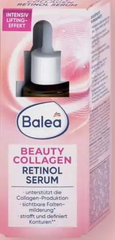 Balea Beauty Collagen Retinol pleťové sérum