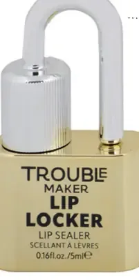 Trouble Maker Lip Locker priehľadná vrchná vrstva na pery
