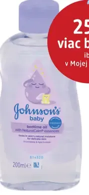 Johnson’s baby detský telový olej, dva druhy