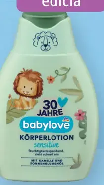 Babylove sensitive detské telové mlieko