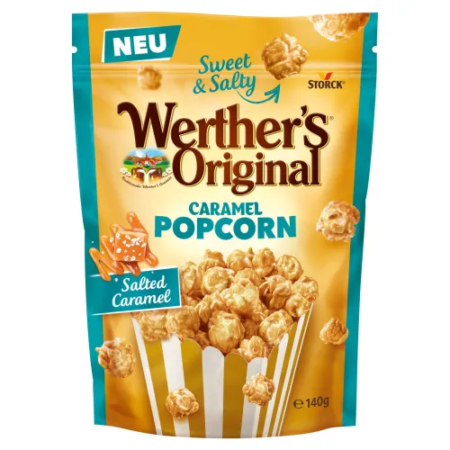 Werther's Original Popcorn v poleve zo slaného smotanového karamelu