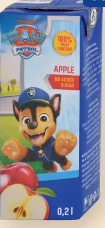 Paw Patrol 100 % ovocný džús