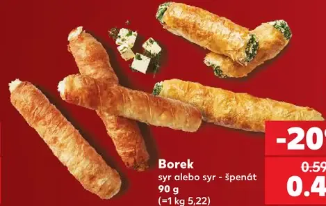 Borek syr alebo syr-špenát