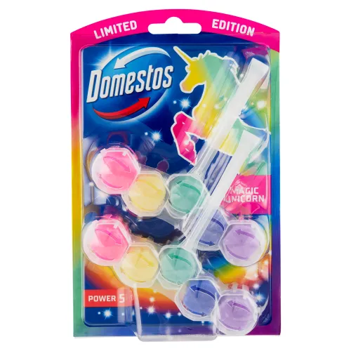 Domestos Power 5 Magic Unicorn tuhý WC blok 2 x