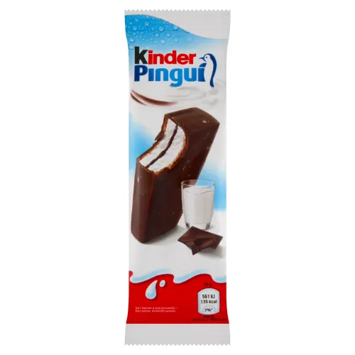 Kinder Pinguí Piškótové rezy s jemnou čokoládou