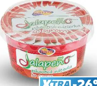 Jalapeño pikantná nátierka