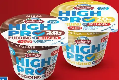 Proteínový puding, rôzne druhy