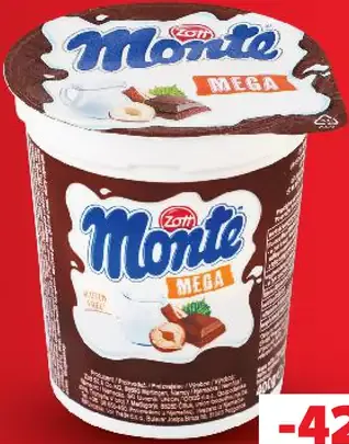 Monte Mega mliečny dezert