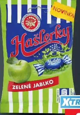 Hašlerky cukríky zelené jablko