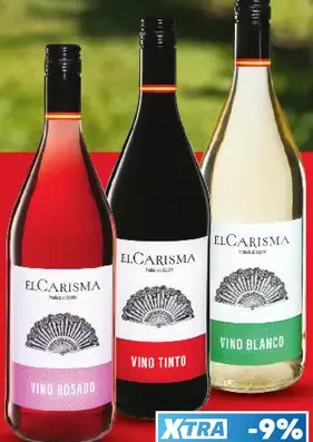 El Carisma Vino rosado, Vino tinto a Vino blanco