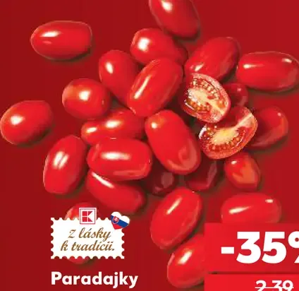 Paradajky Mini roma sladké