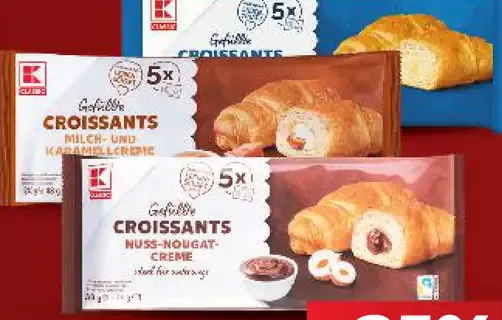 K-Classic Croissant s náplňou, rôzne druhy
