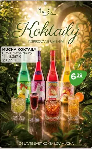 Mucha koktaily
