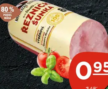 Kostelecké Uzeniny šunka mäsiarska