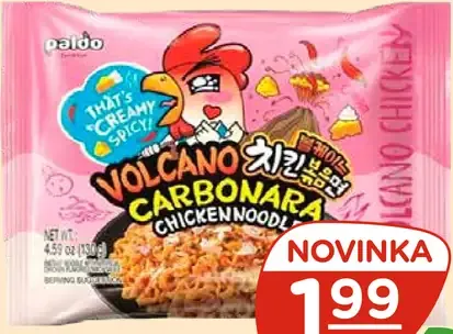 Paldo Carbonara Chicken Noodle